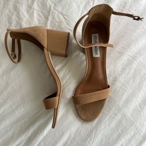 Steve Madden Nude Block Heel Sandal